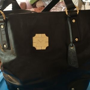 MONET LEATHER TOTE NWT